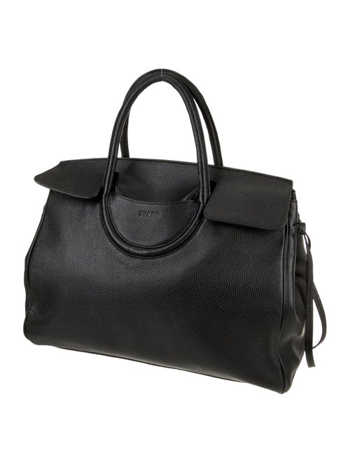 Staud Leather Top Handle Bag