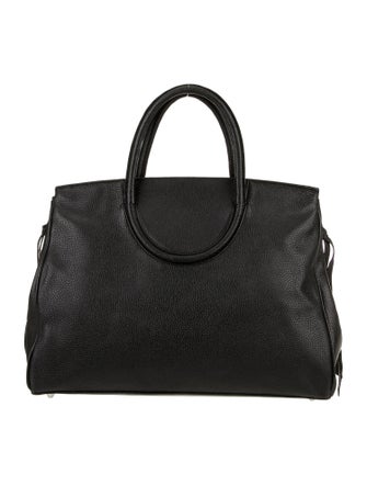 Staud Leather Top Handle Bag