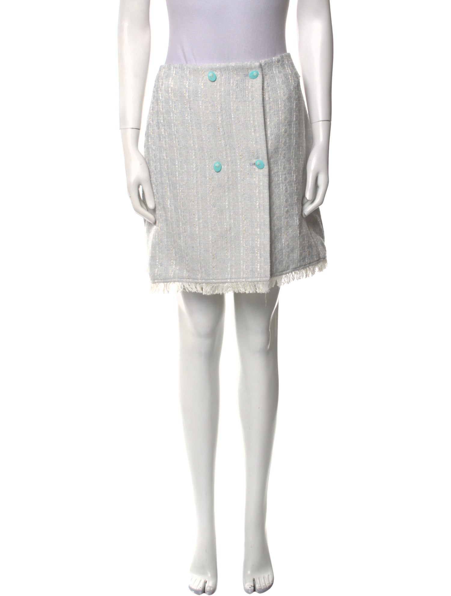 Staud Fringe Trim Accent Mini Skirt w/ Tags