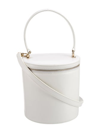 Staud Leather Top Handle Bag