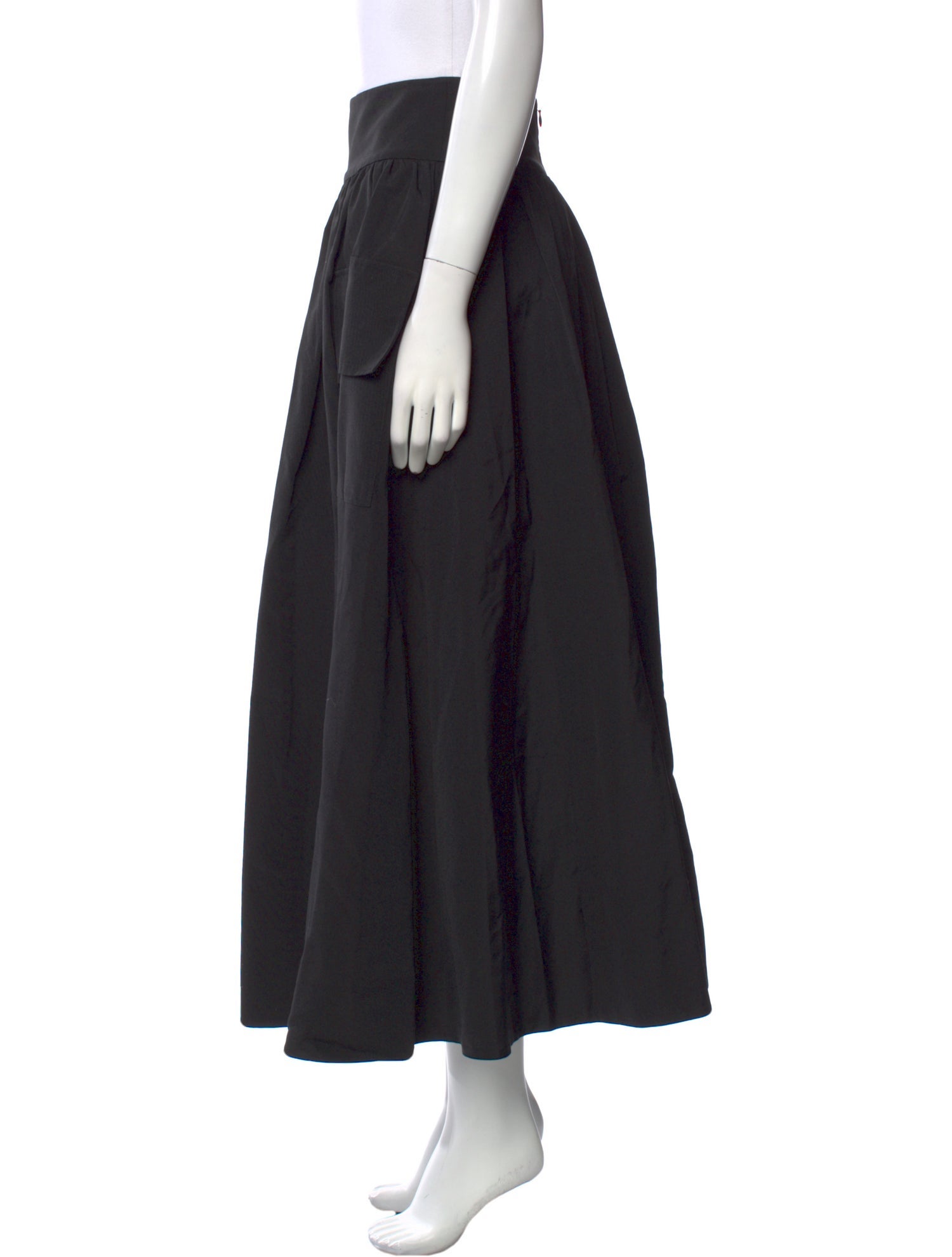 Staud Pleated Accents Mini Skirt