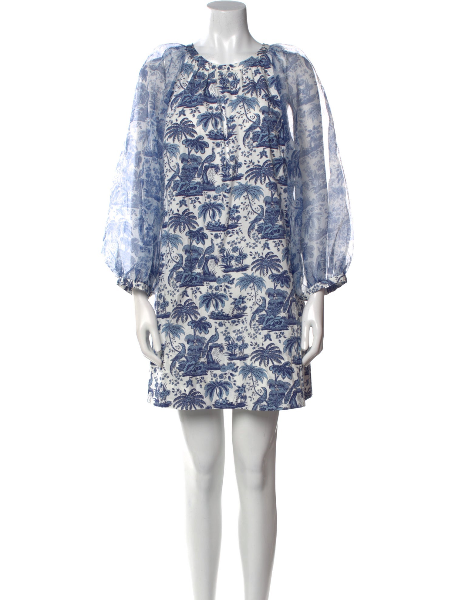 Staud Printed Mini Dress