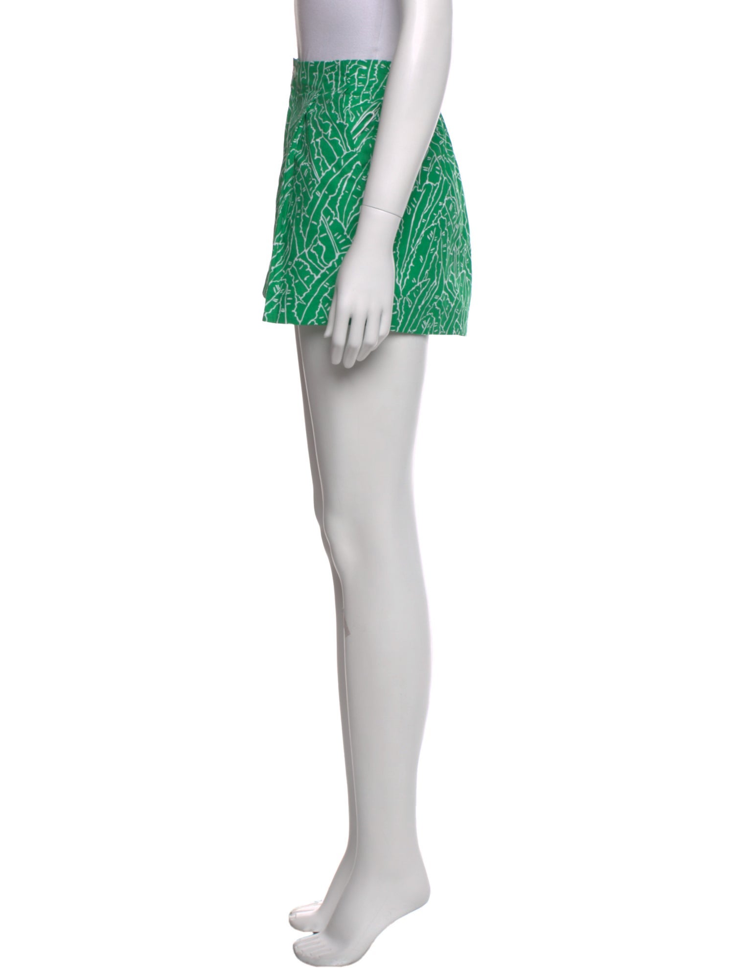 Staud Printed Mini Shorts w/ Tags