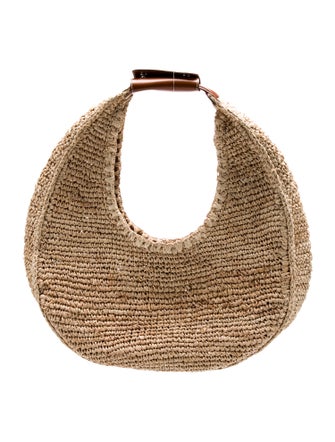 Staud Raffia Moon Large