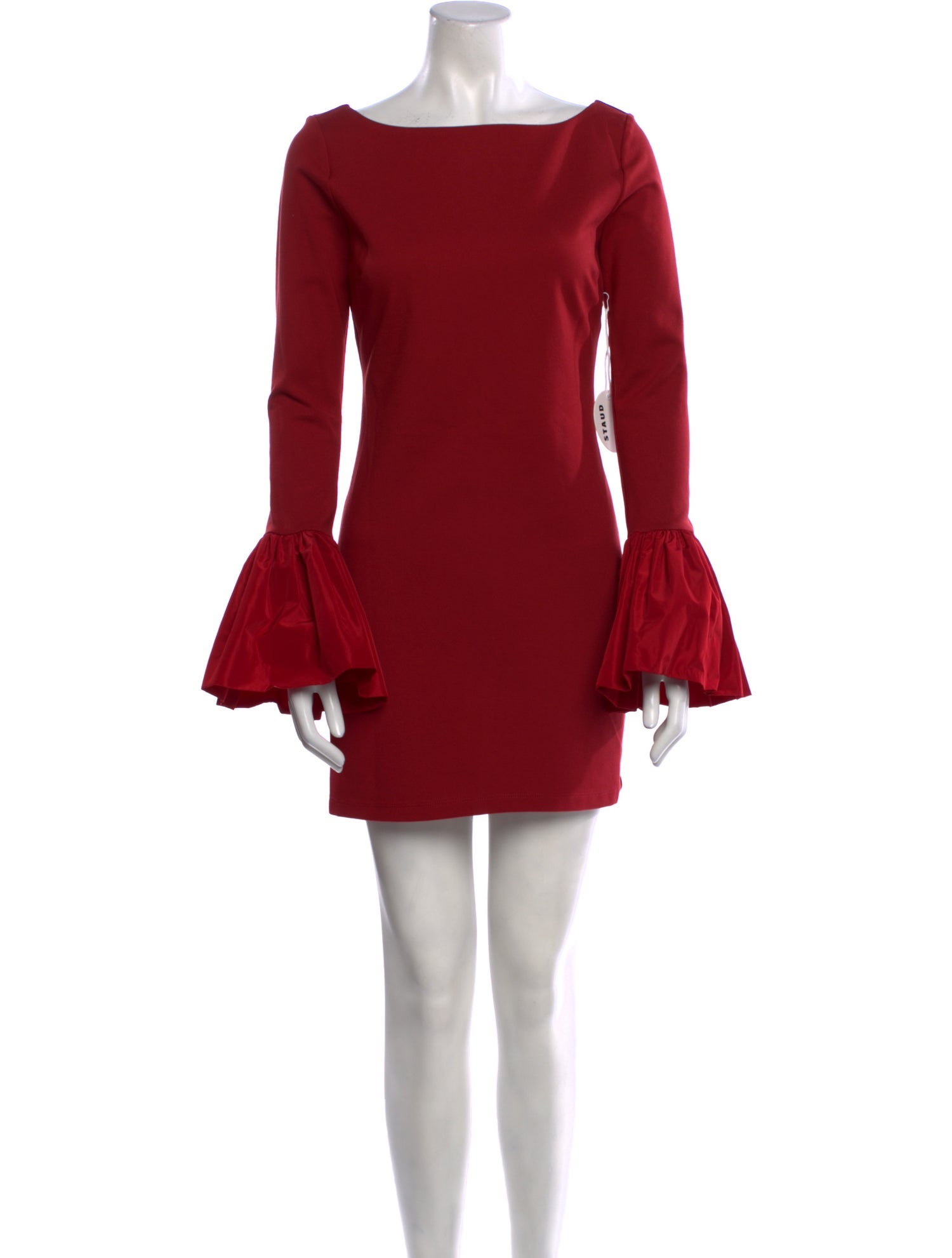 Staud Bateau Neckline Mini Dress w/ Tags