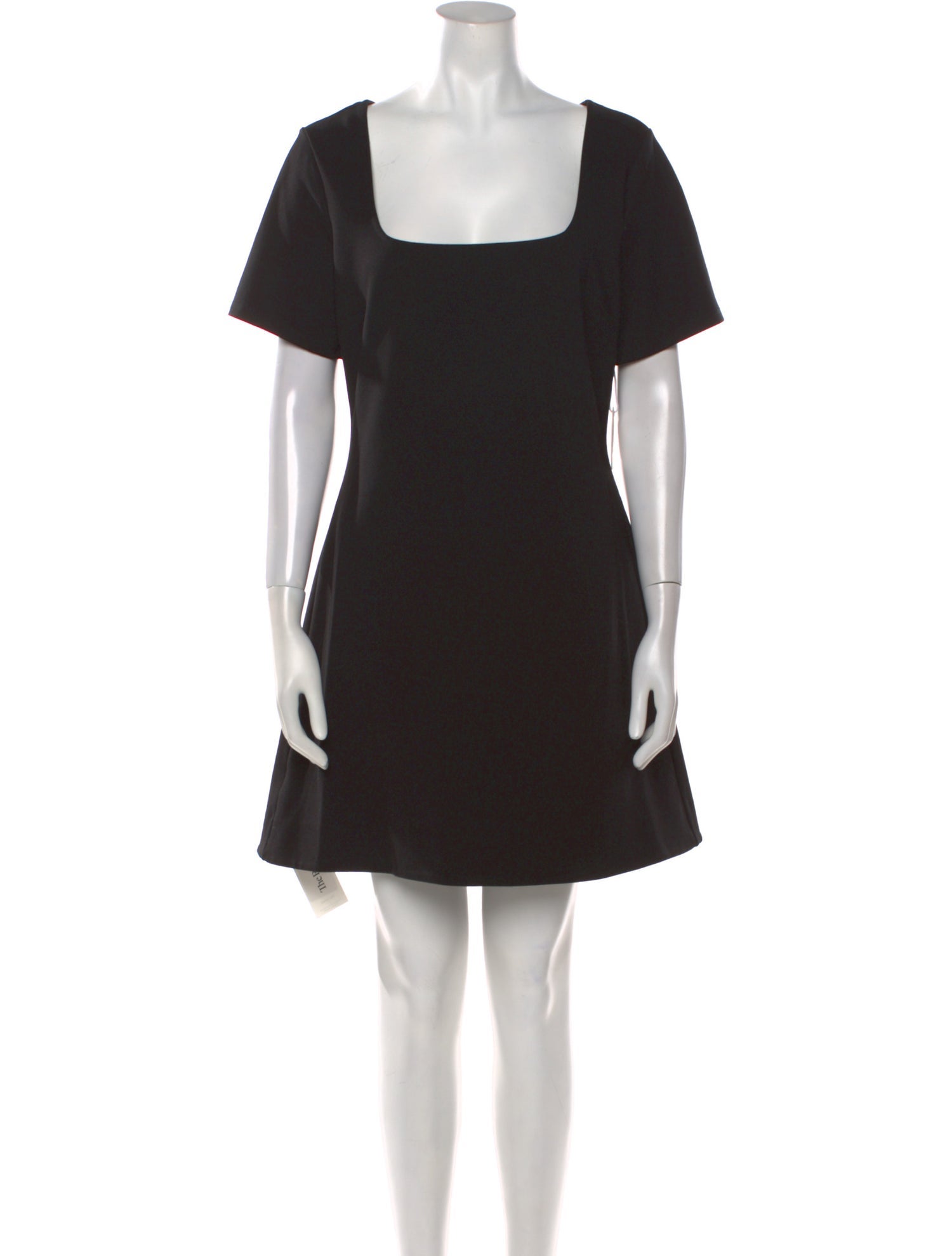staud black and white dress Hawthorne Dress in Black/Ivory main image 1