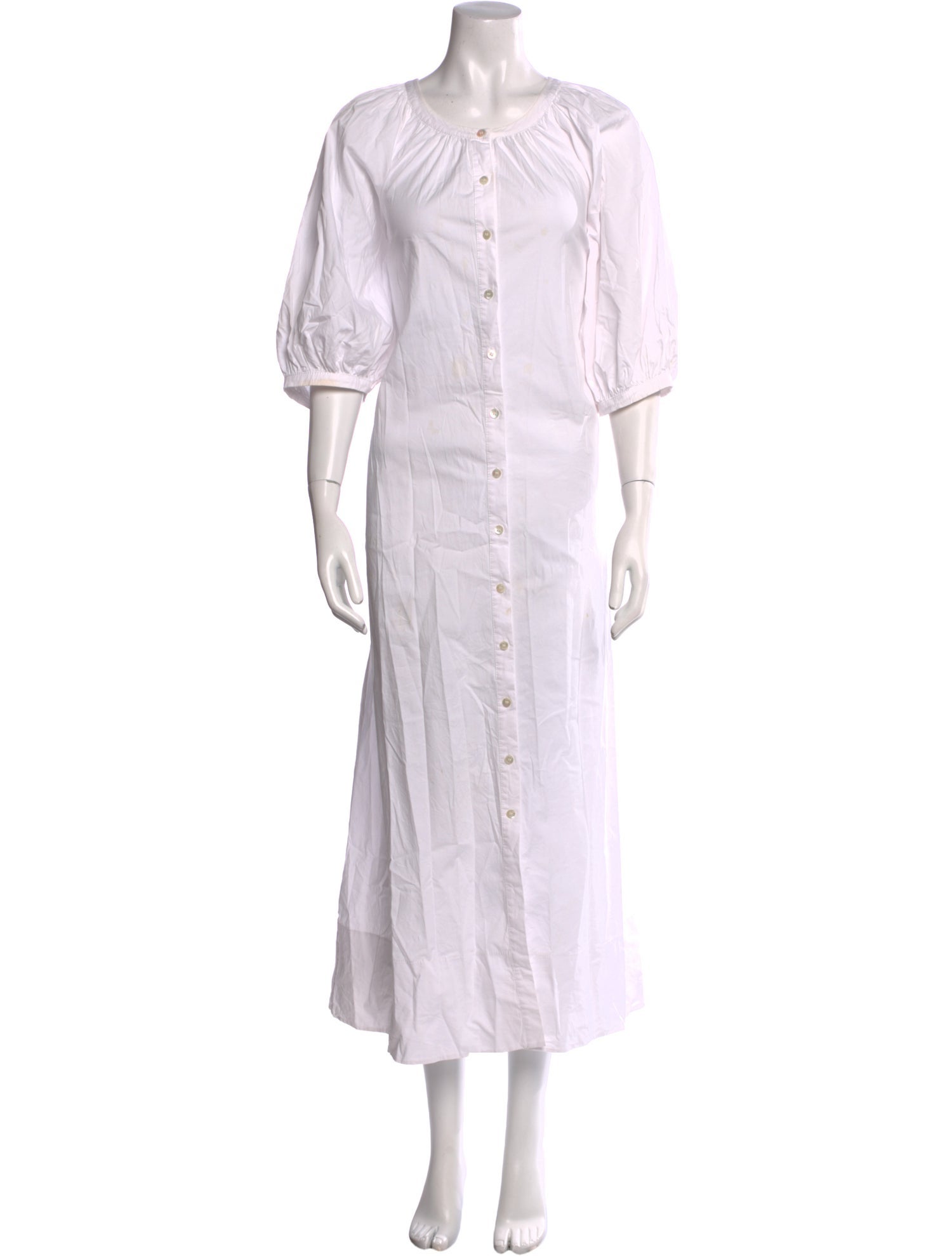 Staud Scoop Neck Long Dress