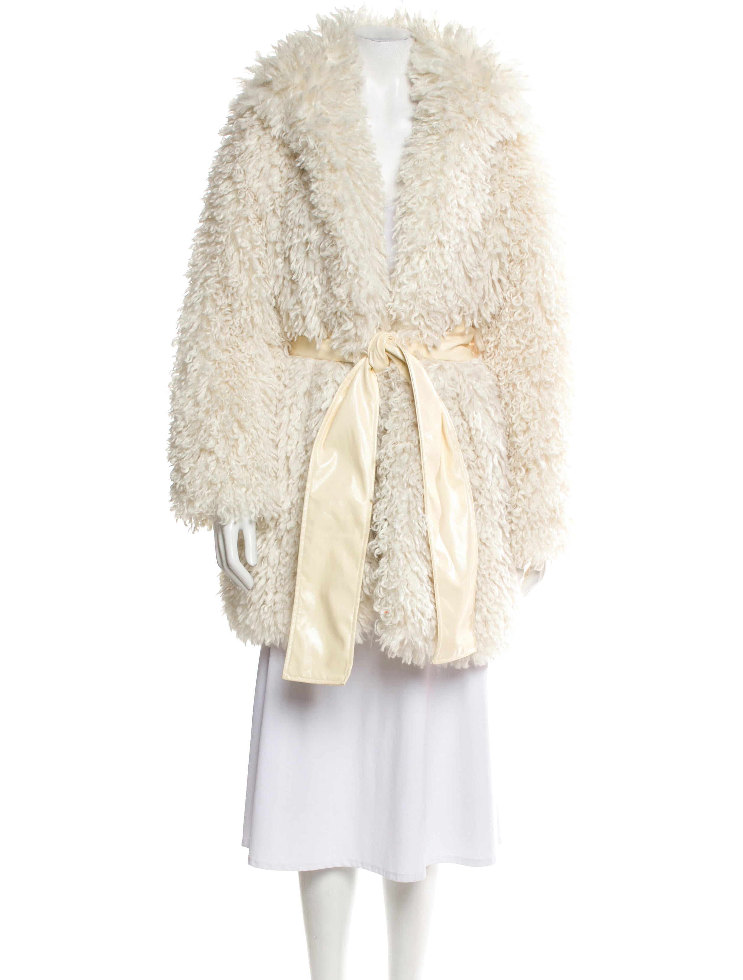 Staud Faux Fur Coat
