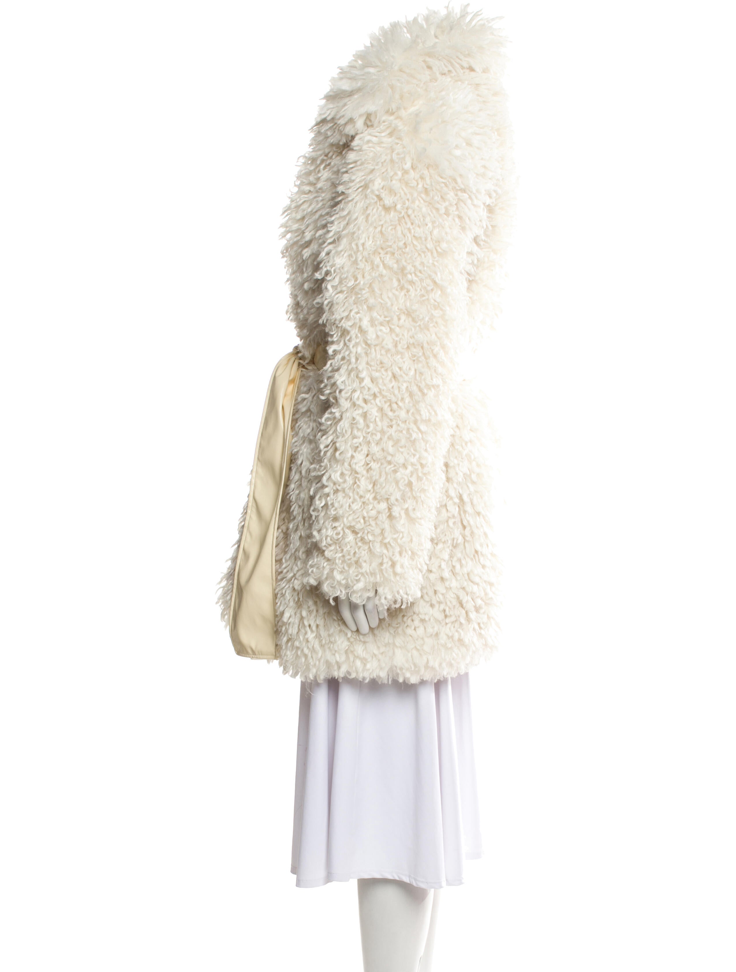 Staud Faux Fur Coat