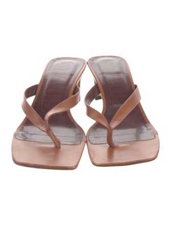 Staud Leather Slides