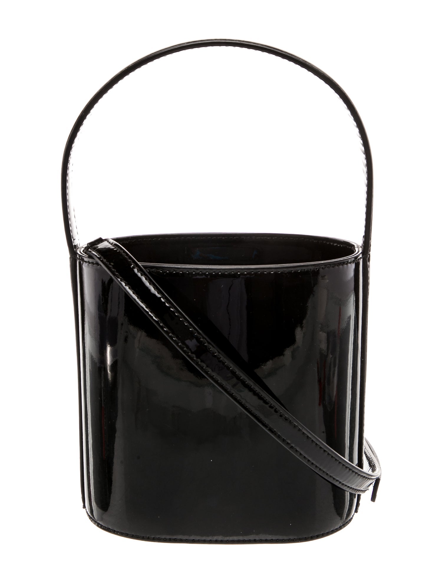 Staud Patent Leather Bucket Bag