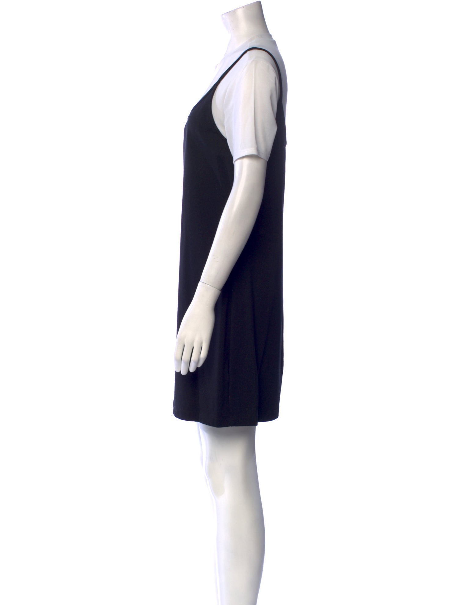 Staud Scoop Neck Mini Dress