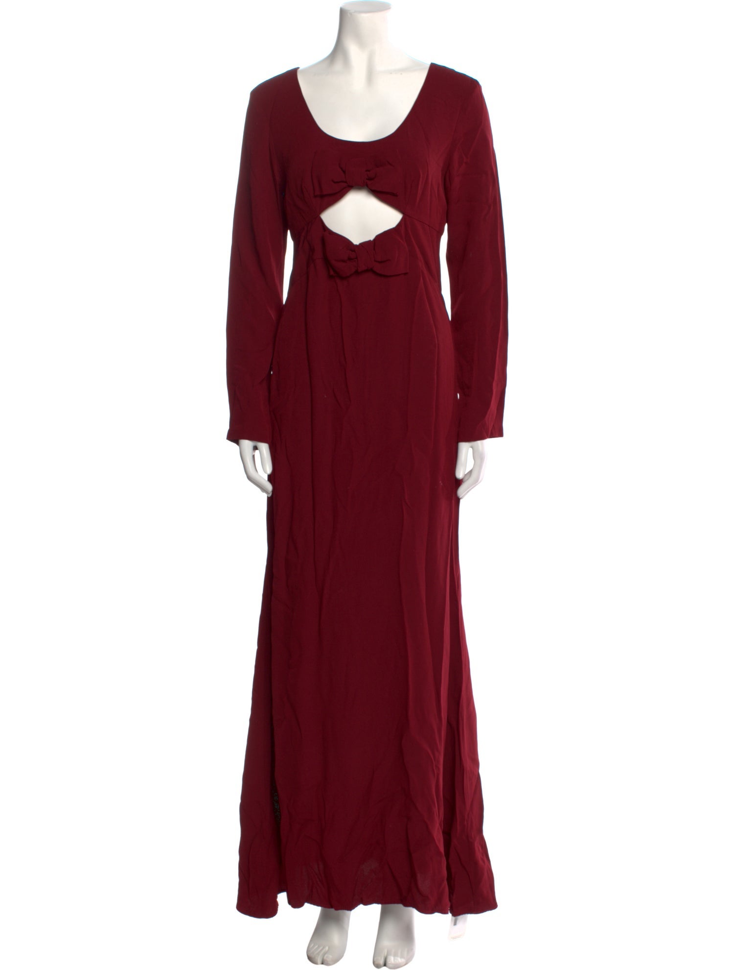 Staud Scoop Neck Long Dress