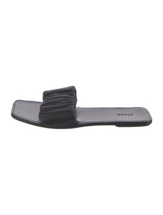 Staud Leather Slides