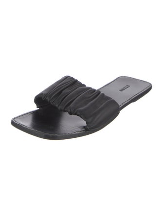 Staud Leather Slides