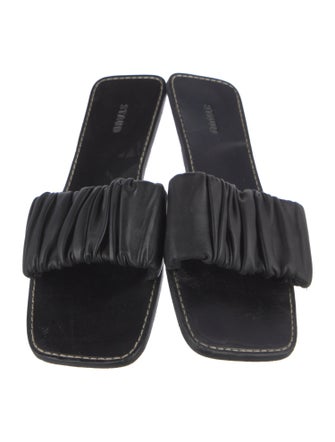 Staud Leather Slides