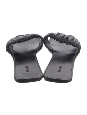 Staud Leather Slides