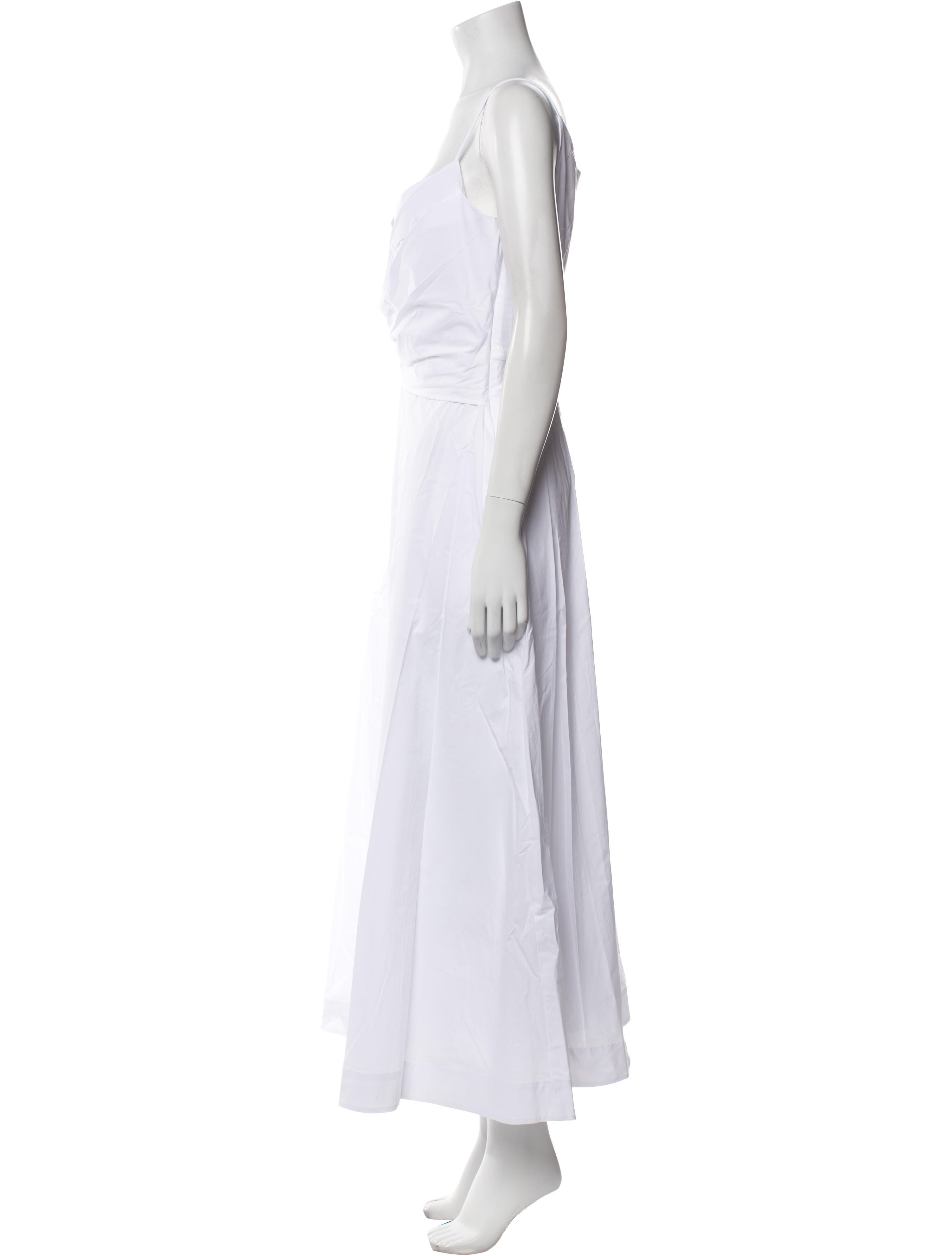 Staud One-Shoulder Long Dress