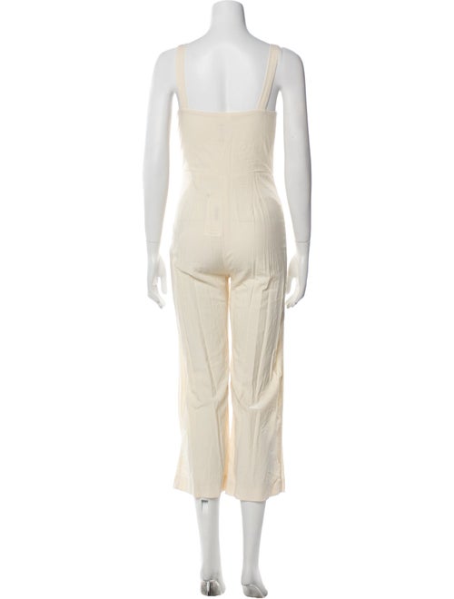 Staud Bamboo Square Neckline Jumpsuit