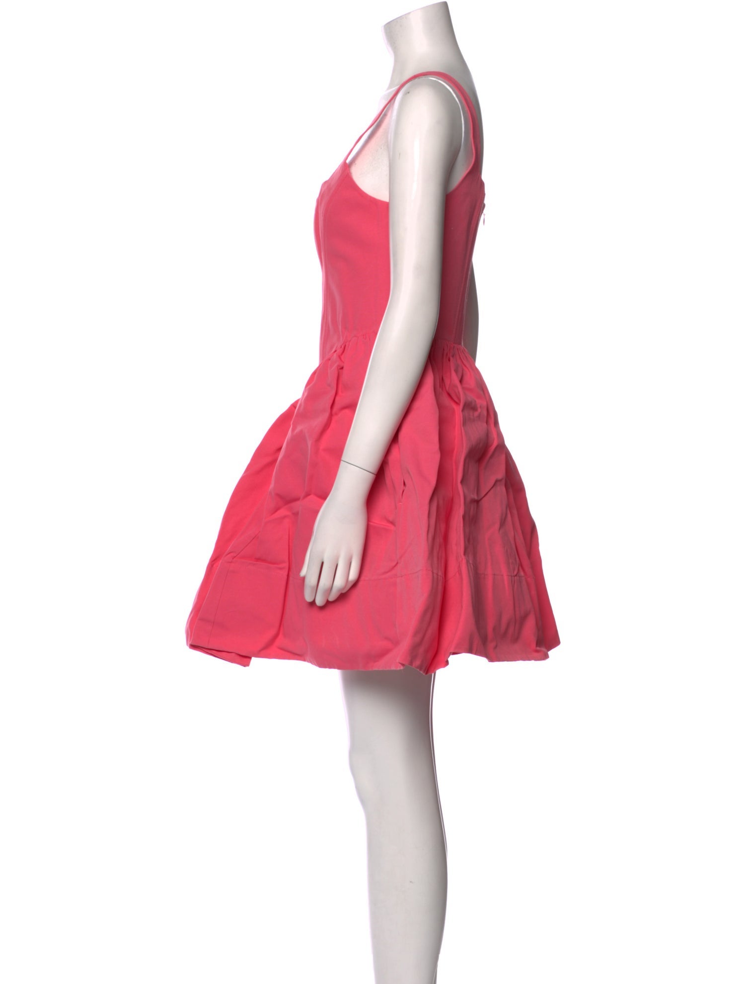 Staud Square Neckline Mini Dress