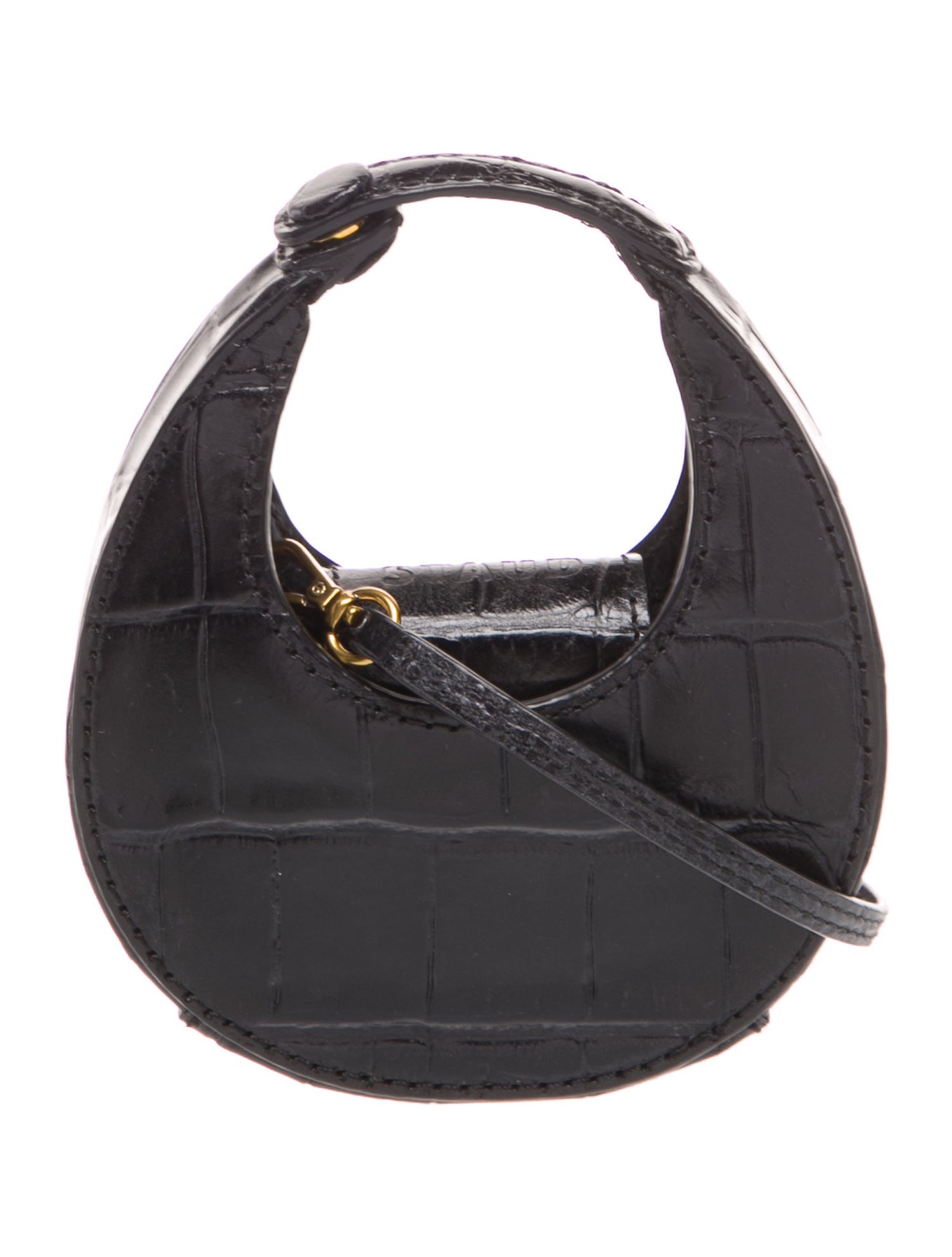 Staud Embossed Leather Evening Bag