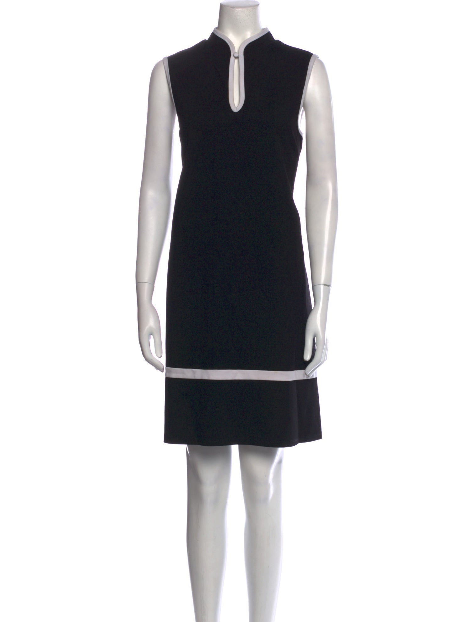 Staud V-Neck Knee-Length Dress