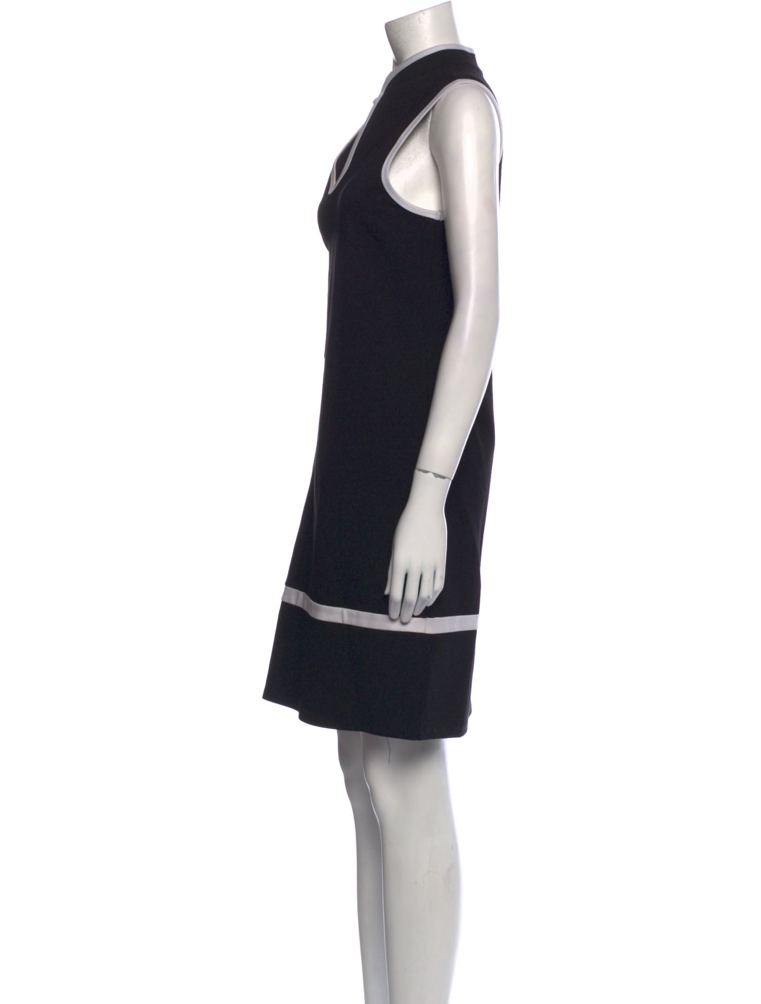 Staud V-Neck Knee-Length Dress