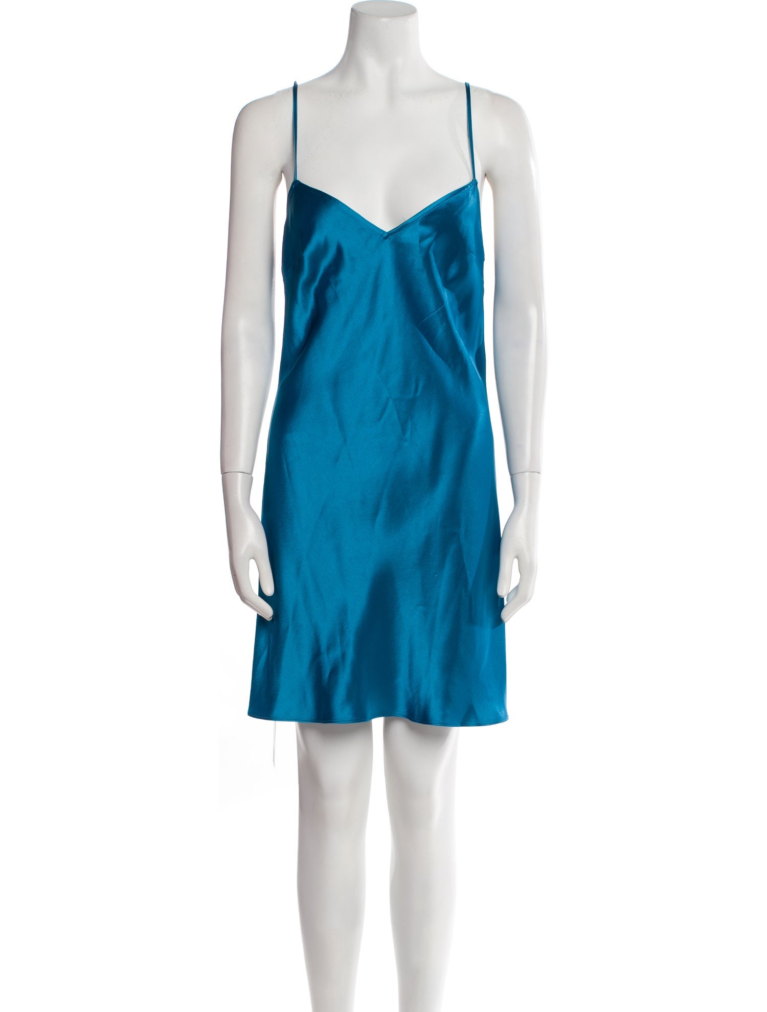 Staud V-Neck Mini Dress