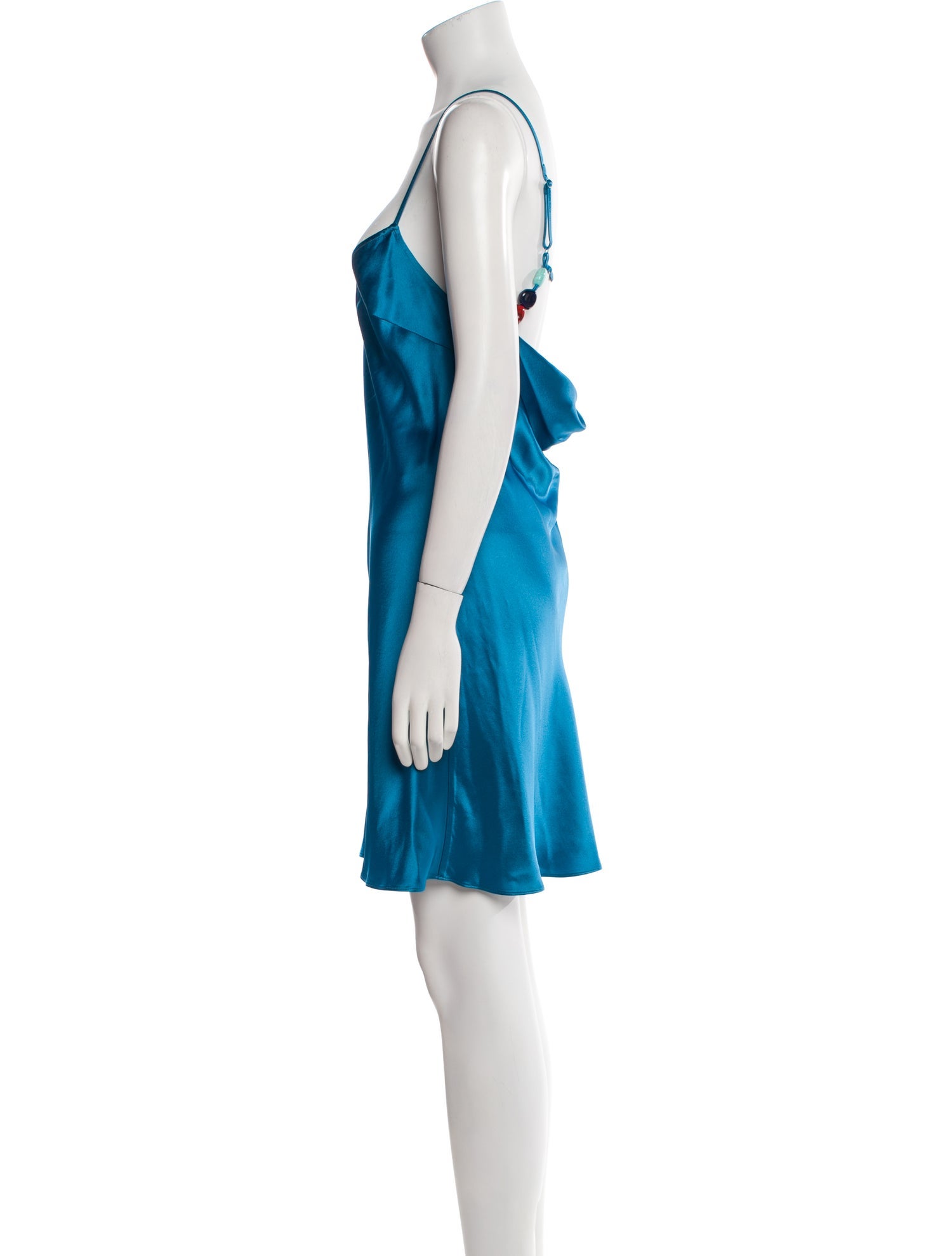 Staud V-Neck Mini Dress