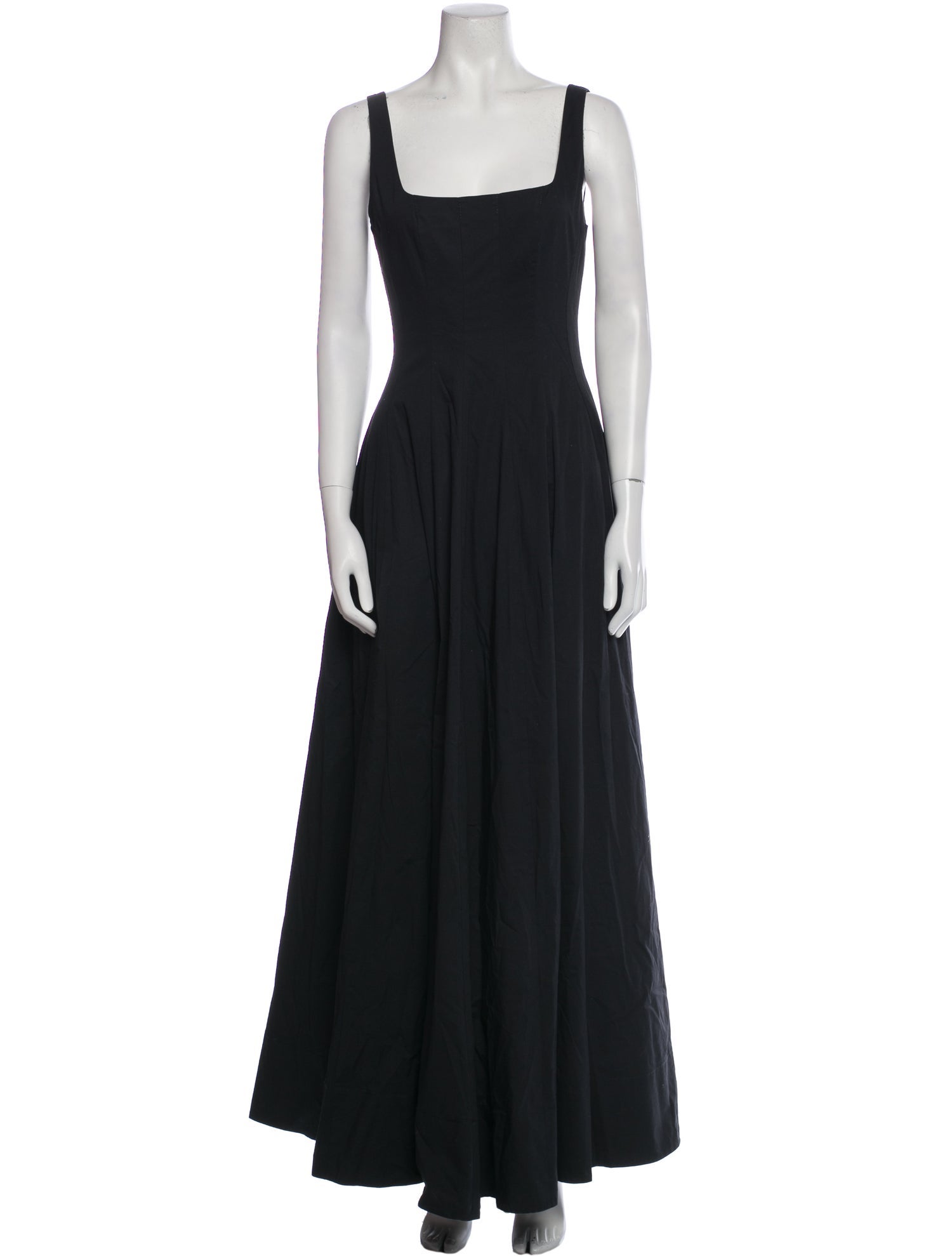 Staud Square Neckline Long Dress