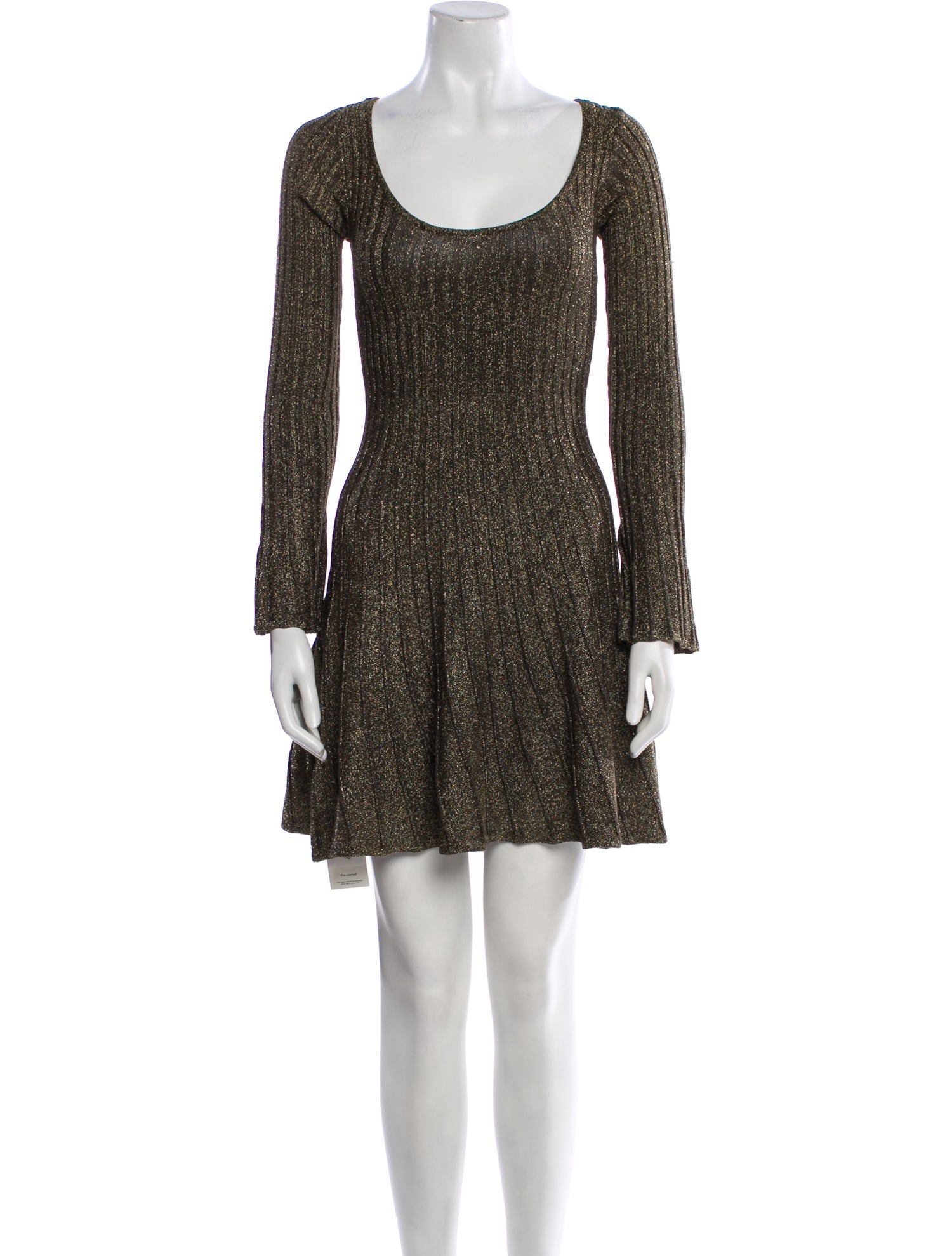 Staud Scoop Neck Mini Dress