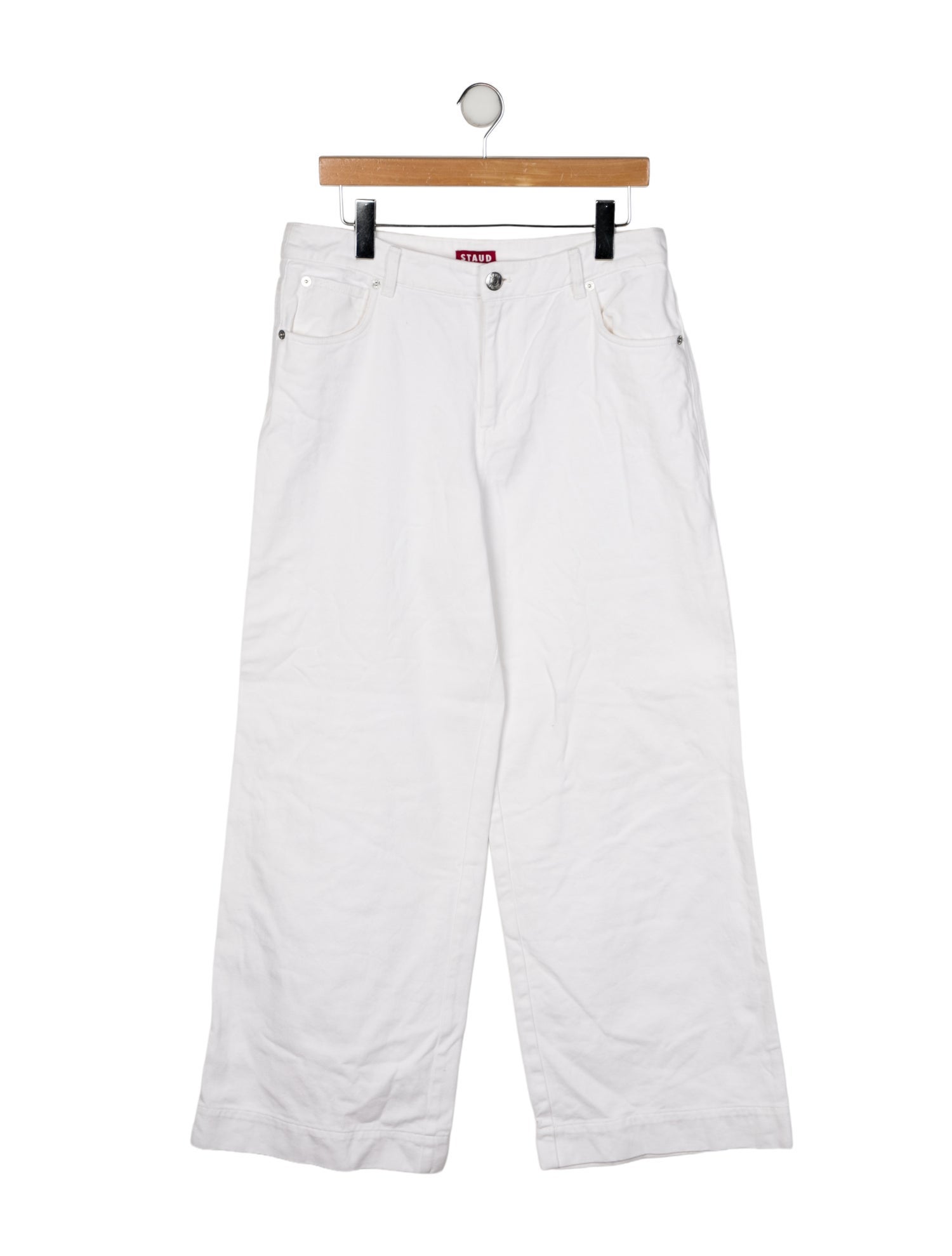 Staud High-Rise Wide Leg Jeans