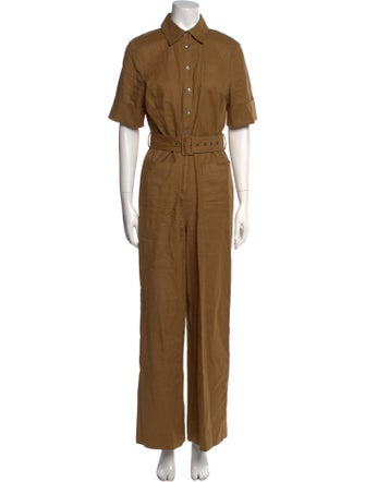 Staud Linen Jumpsuit