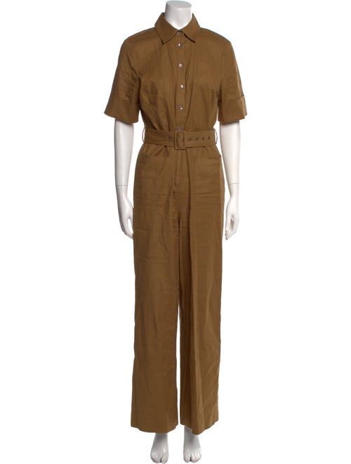 Staud Linen Jumpsuit