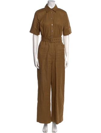 Staud Linen Jumpsuit