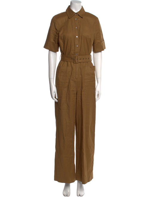 Staud Linen Jumpsuit