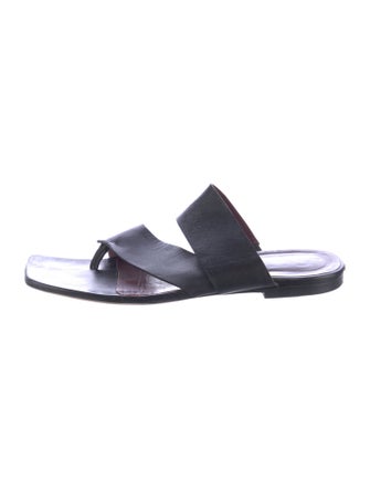 Staud Leather Slides