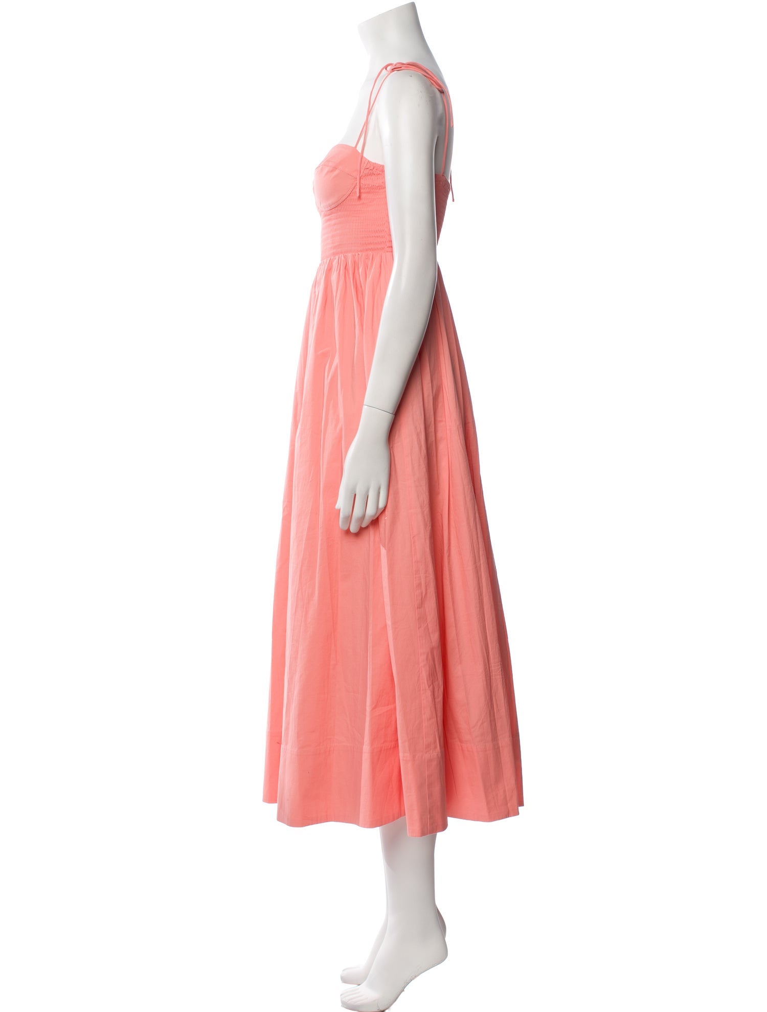 Staud Square Neckline Long Dress