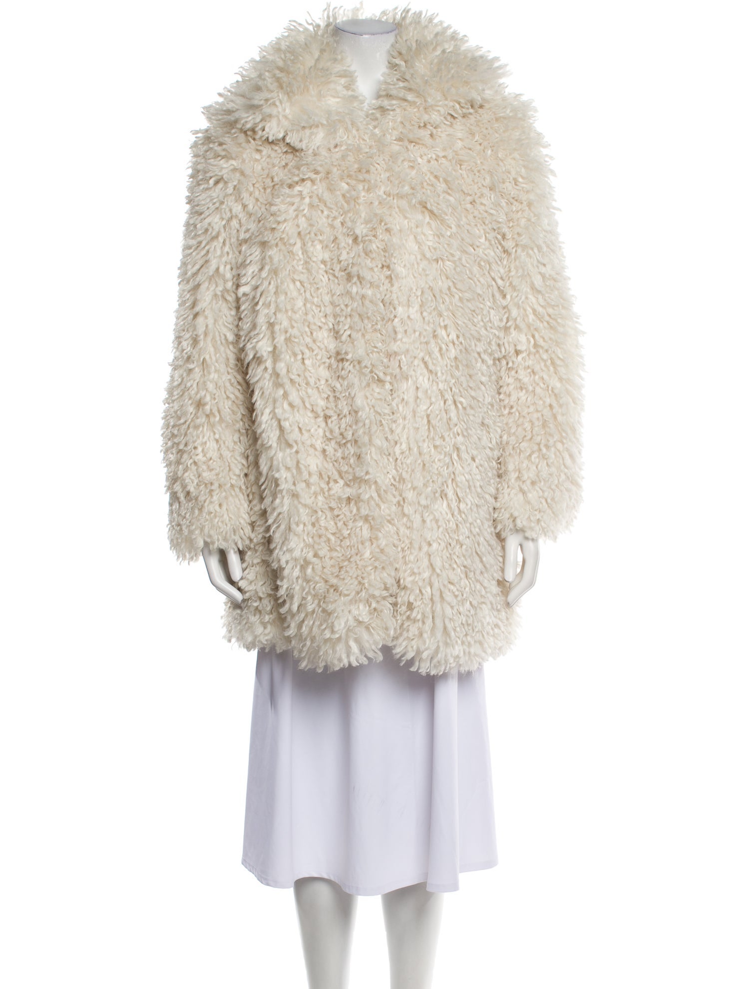 Staud Faux Fur Coat