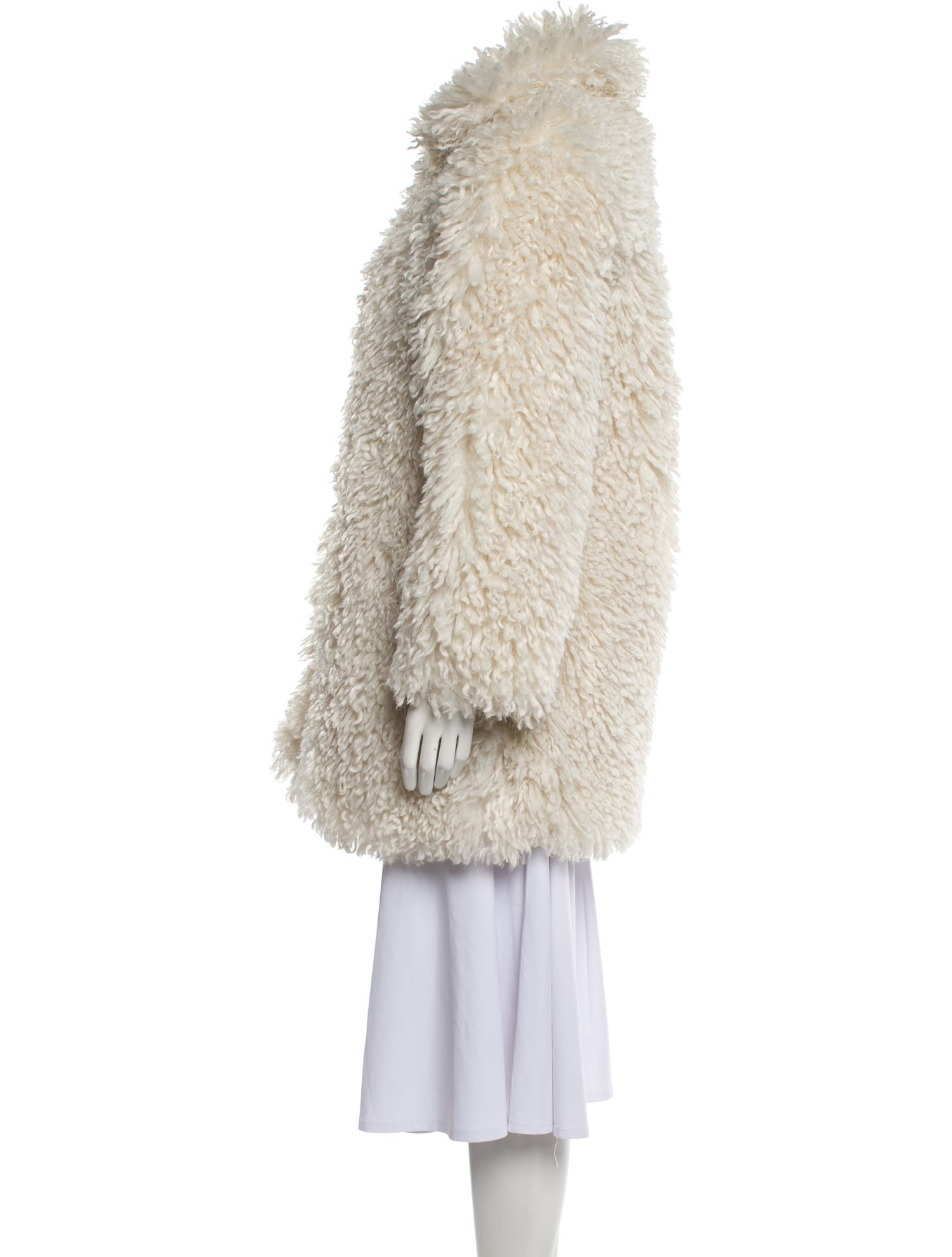 Staud Faux Fur Coat