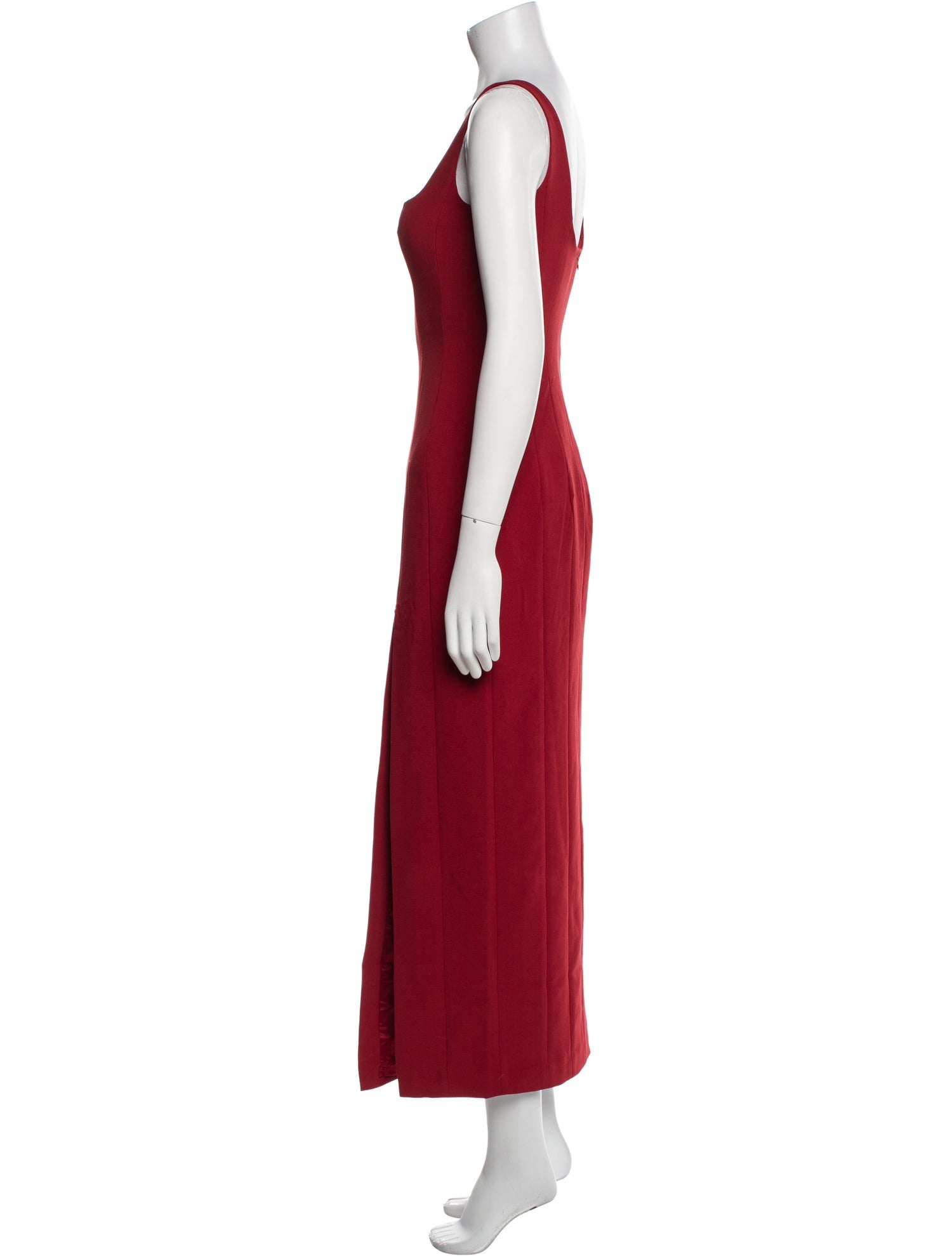 Staud Square Neckline Long Dress