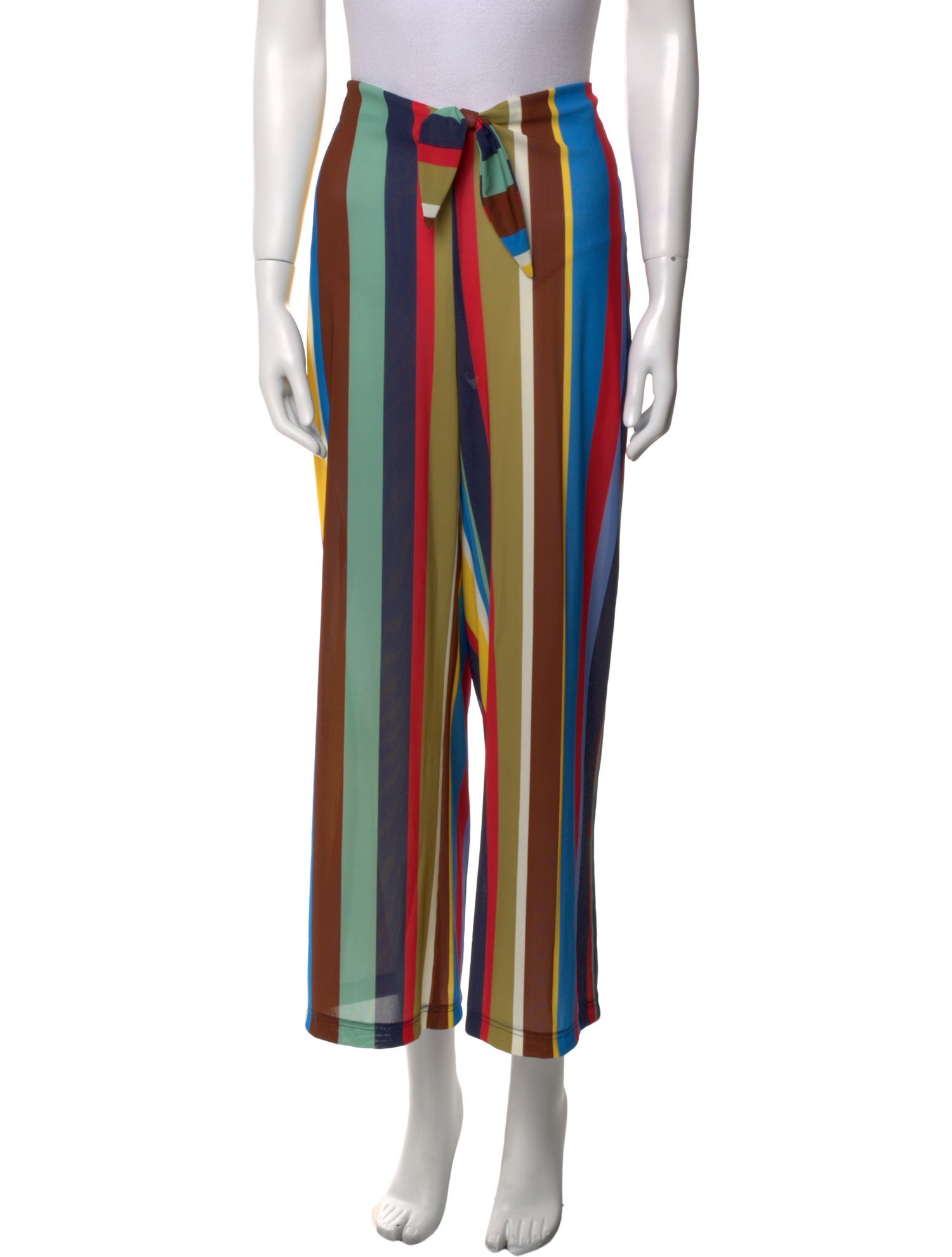 Staud Striped Wide Leg Pants