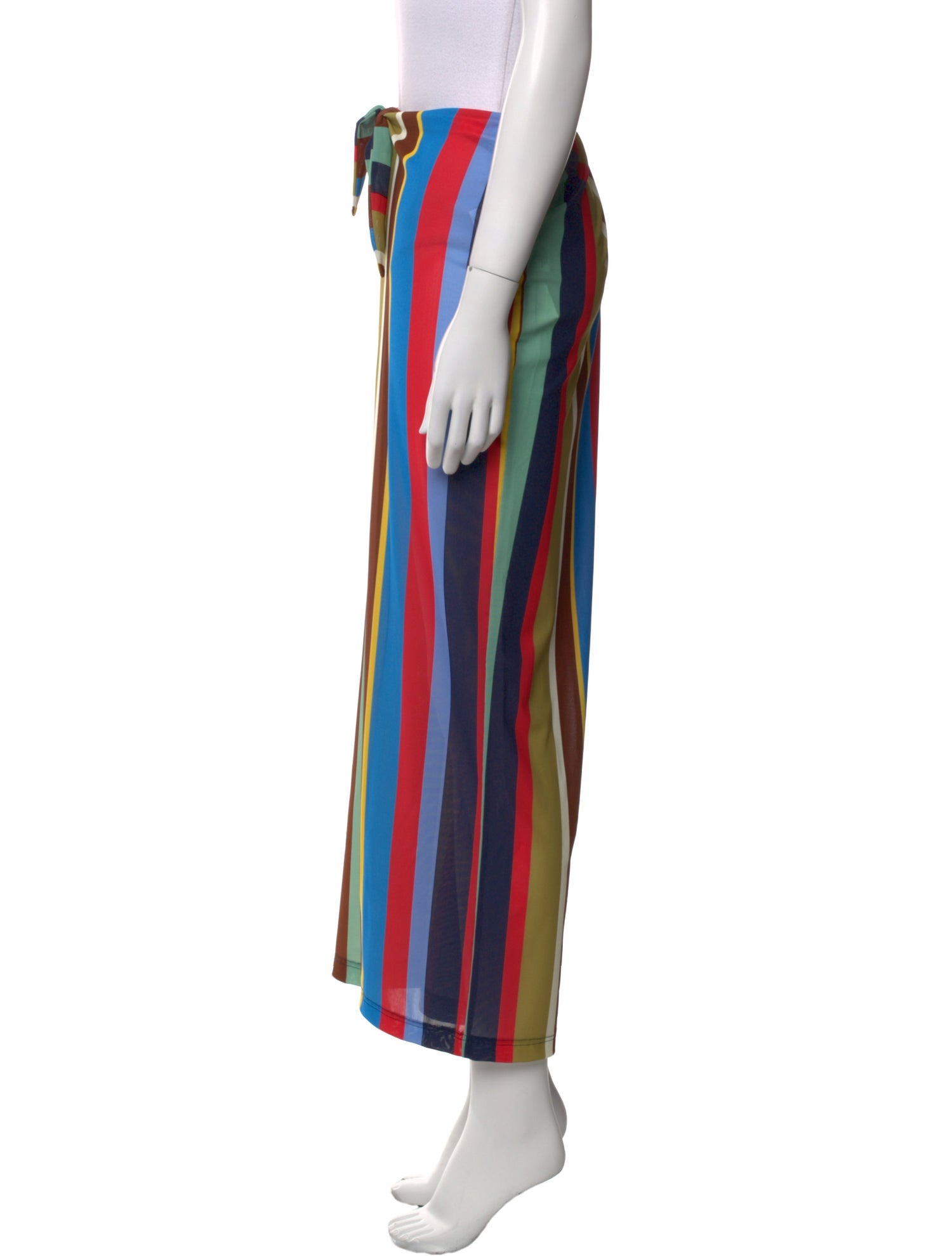 Staud Striped Wide Leg Pants