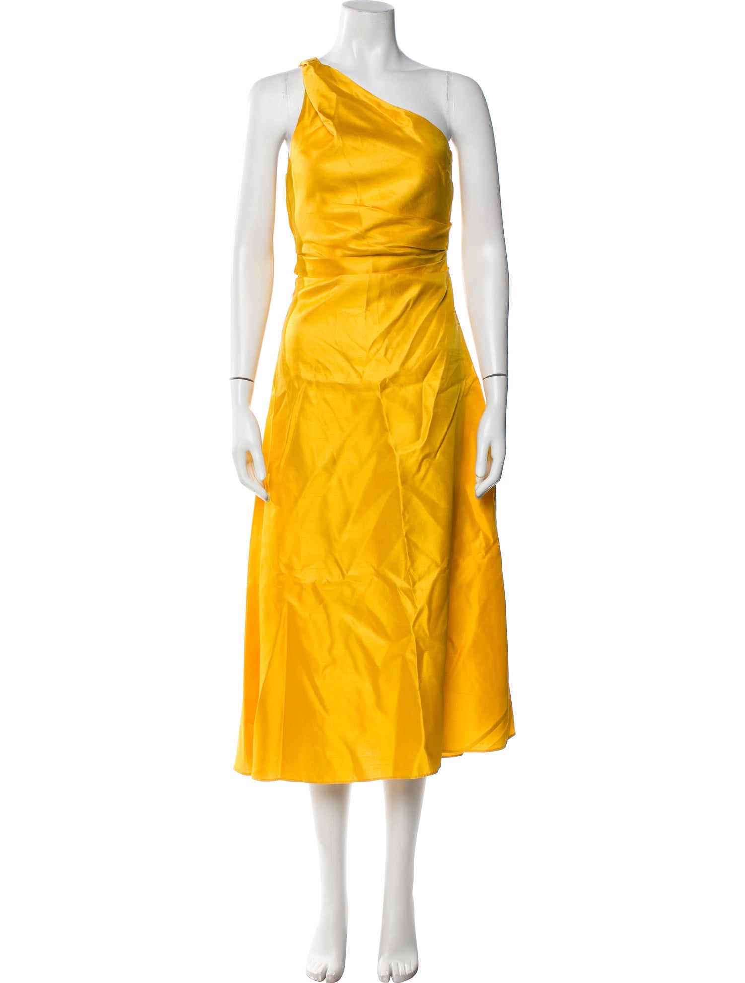 Staud One-Shoulder Long Dress