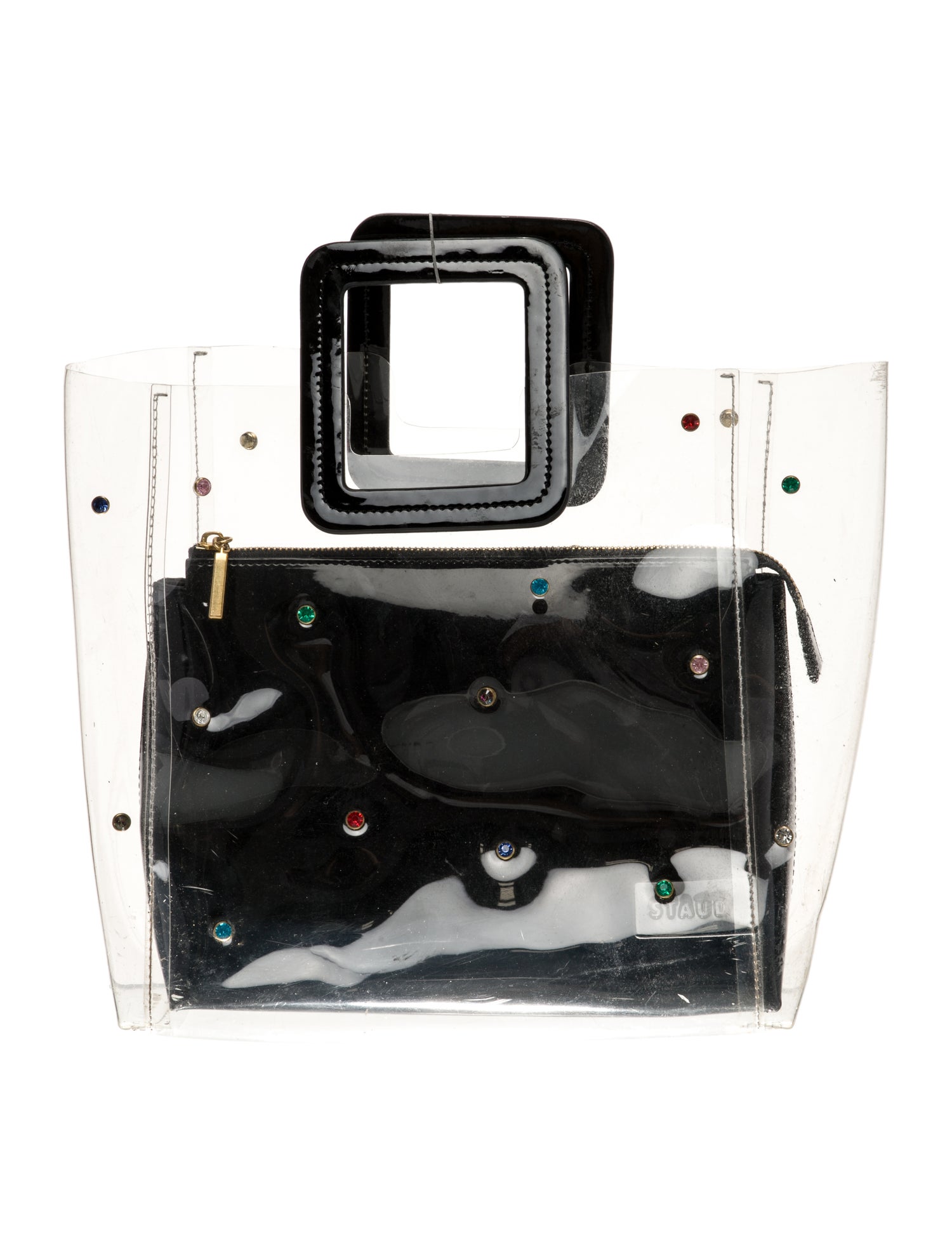 Staud PVC Top Handle Bag Medium