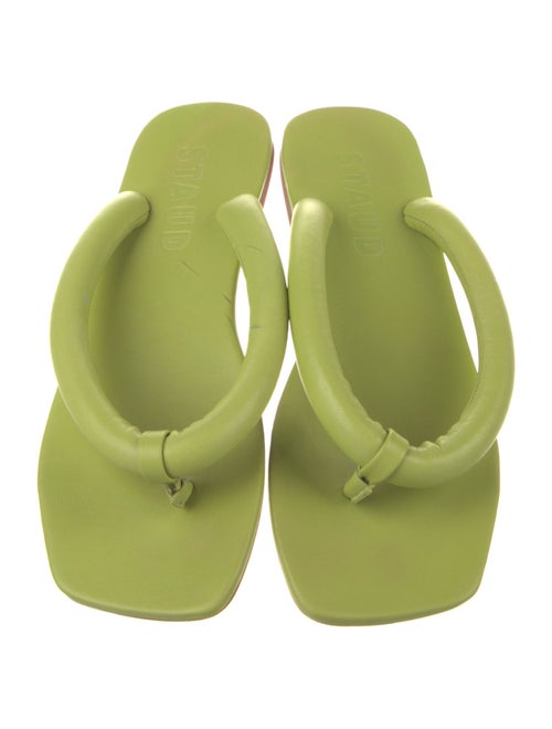 Staud Leather Slides