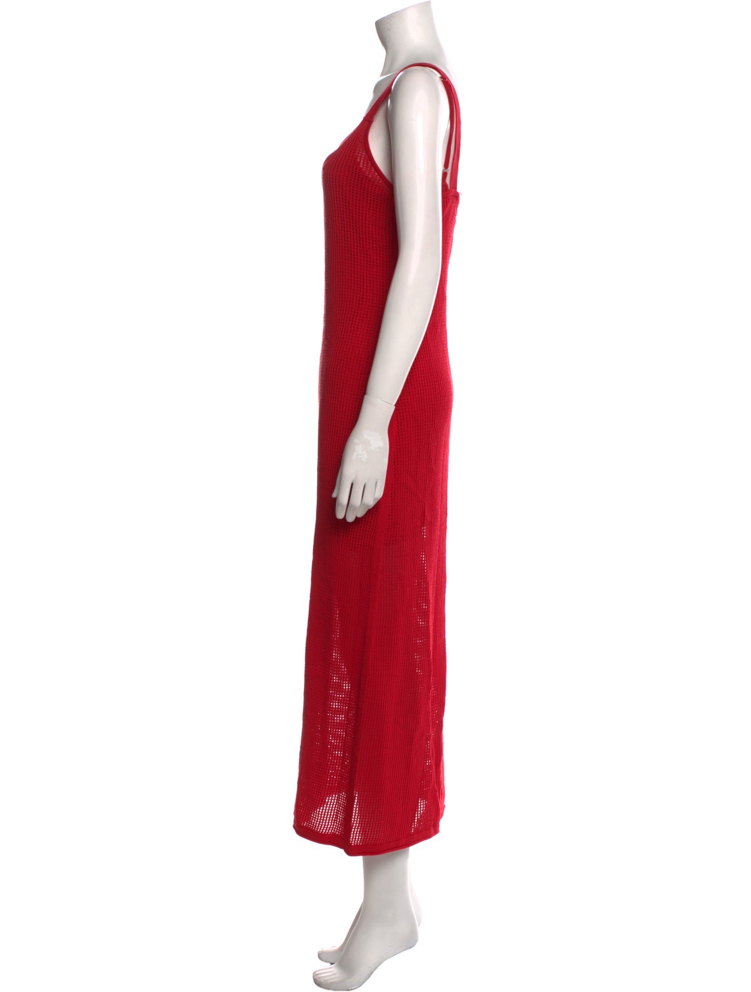 Staud Scoop Neck Long Dress