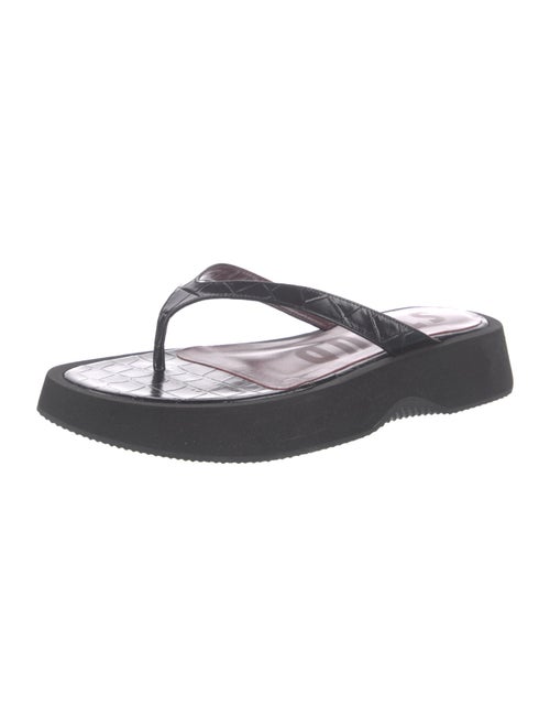 Staud Leather Flip Flops
