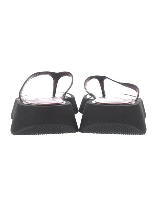 Staud Leather Flip Flops