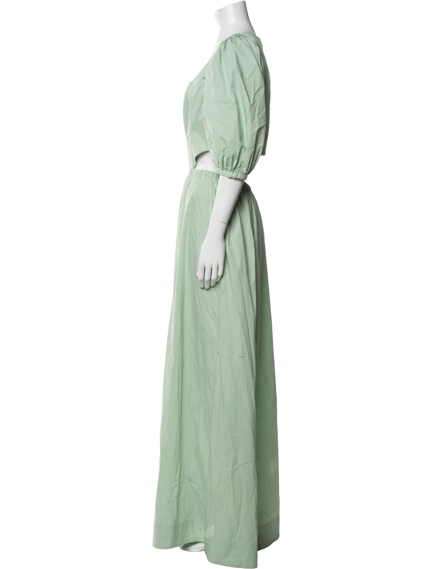 Staud Square Neckline Long Dress